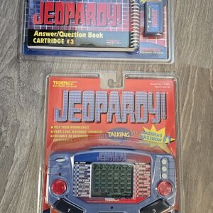 Jeopardy! Talking Handheld Game - Blue by Tiger Electronics